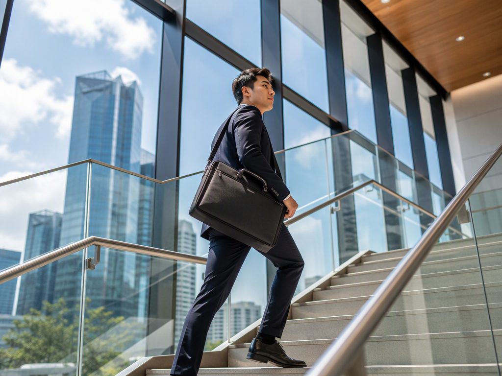 Newcomer professional advancing their career